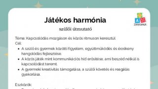 Hangolókórus - szülői gyakorlatok
